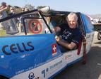 James Cameron takes a ride in Malibu