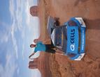 Louis Palmer in Monument Valley, Arizona, USA